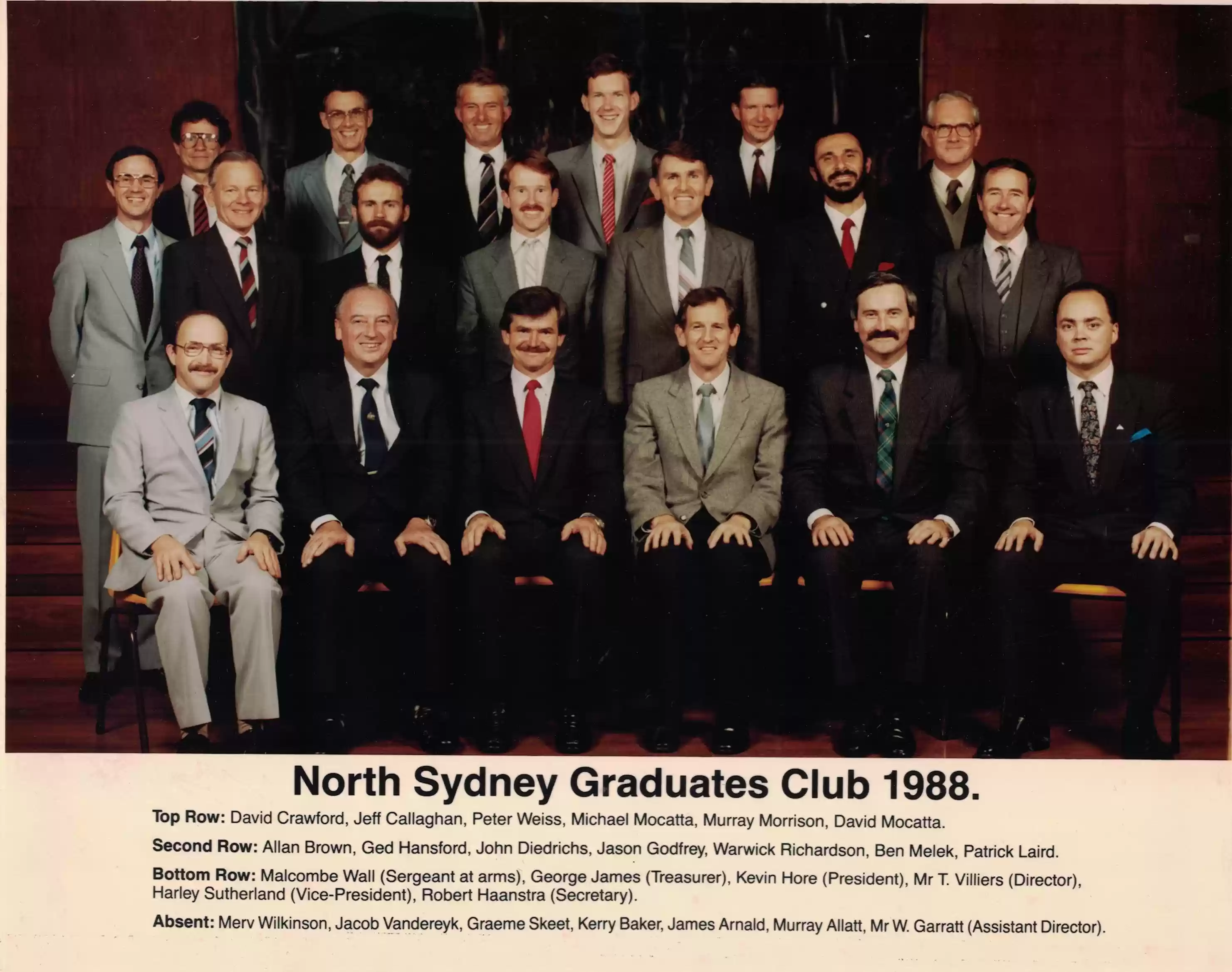 North Sydney Graduates Club 1988
